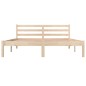 vidaXL Estructura de cama madera maciza de pino 150x200 cm