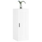 vidaXL Armario de pared madera ingeniería blanco brillo 34,5x34x90 cm vidaXL Armario de pared madera ingeniería blanco brillo 34,5x34x90 cm
