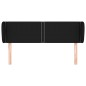 vidaXL Cabecero de tela negro 147x23x78/88 cm vidaXL Cabecero de tela negro 147x23x78/88 cm