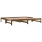 vidaXL Sofá cama extraíble madera de pino marrón miel 2x(80x200) cm vidaXL Sofá cama extraíble madera de pino marrón miel 2x(80x200) cm