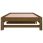 vidaXL Sofá cama extraíble madera de pino marrón miel 2x(80x200) cm vidaXL Sofá cama extraíble madera de pino marrón miel 2x(80x200) cm