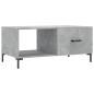 vidaXL Mesa de centro madera contrachapada gris hormigón 90x50x40 cm vidaXL Mesa de centro madera contrachapada gris hormigón 90x50x40 cm