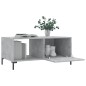 vidaXL Mesa de centro madera contrachapada gris hormigón 90x50x40 cm vidaXL Mesa de centro madera contrachapada gris hormigón 90x50x40 cm