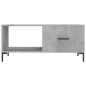 vidaXL Mesa de centro madera contrachapada gris hormigón 90x50x40 cm vidaXL Mesa de centro madera contrachapada gris hormigón 90x50x40 cm