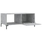 vidaXL Mesa de centro madera contrachapada gris hormigón 90x50x40 cm vidaXL Mesa de centro madera contrachapada gris hormigón 90x50x40 cm