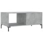 vidaXL Mesa de centro madera contrachapada gris hormigón 90x50x40 cm vidaXL Mesa de centro madera contrachapada gris hormigón 90x50x40 cm