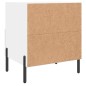 vidaXL Mesita de noche madera de ingeniería blanco 40x35x47,5 cm vidaXL Mesita de noche madera de ingeniería blanco 40x35x47,5 cm
