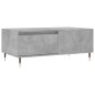 vidaXL Mesa de centro madera contrachapada gris hormigón 90x50x36,5 cm vidaXL Mesa de centro madera contrachapada gris hormigón 90x50x36,5 cm