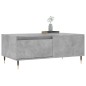 vidaXL Mesa de centro madera contrachapada gris hormigón 90x50x36,5 cm vidaXL Mesa de centro madera contrachapada gris hormigón 90x50x36,5 cm