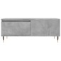 vidaXL Mesa de centro madera contrachapada gris hormigón 90x50x36,5 cm vidaXL Mesa de centro madera contrachapada gris hormigón 90x50x36,5 cm