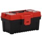 vidaXL Set de cajas de herramientas 2 pzas polipropileno negro y rojo vidaXL Set de cajas de herramientas 2 pzas polipropileno negro y rojo