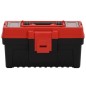 vidaXL Set de cajas de herramientas 2 pzas polipropileno negro y rojo vidaXL Set de cajas de herramientas 2 pzas polipropileno negro y rojo