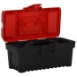 vidaXL Set de cajas de herramientas 2 pzas polipropileno negro y rojo vidaXL Set de cajas de herramientas 2 pzas polipropileno negro y rojo