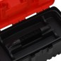 vidaXL Set de cajas de herramientas 2 pzas polipropileno negro y rojo vidaXL Set de cajas de herramientas 2 pzas polipropileno negro y rojo