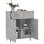 vidaXL Aparador de madera de ingeniería gris hormigón 69,5x34x90 cm vidaXL Aparador de madera de ingeniería gris hormigón 69,5x34x90 cm