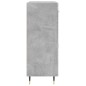 vidaXL Aparador de madera de ingeniería gris hormigón 69,5x34x90 cm vidaXL Aparador de madera de ingeniería gris hormigón 69,5x34x90 cm