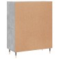 vidaXL Aparador de madera de ingeniería gris hormigón 69,5x34x90 cm vidaXL Aparador de madera de ingeniería gris hormigón 69,5x34x90 cm