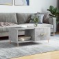 vidaXL Mesa de centro madera contrachapada gris hormigón 90x50x40 cm vidaXL Mesa de centro madera contrachapada gris hormigón 90x50x40 cm
