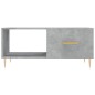 vidaXL Mesa de centro madera contrachapada gris hormigón 90x50x40 cm vidaXL Mesa de centro madera contrachapada gris hormigón 90x50x40 cm