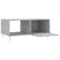 vidaXL Mesa de centro madera contrachapada gris hormigón 90x50x40 cm vidaXL Mesa de centro madera contrachapada gris hormigón 90x50x40 cm
