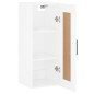 vidaXL Armario de pared madera ingeniería blanco brillo 34,5x34x90 cm vidaXL Armario de pared madera ingeniería blanco brillo 34,5x34x90 cm