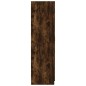 vidaXL Armario madera contrachapada color roble ahumado 80x52x180 cm vidaXL Armario madera contrachapada color roble ahumado 80x52x180 cm
