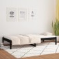 vidaXL Sofá cama madera maciza de pino negro 90x200 cm vidaXL Sofá cama madera maciza de pino negro 90x200 cm