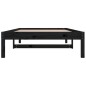 vidaXL Sofá cama madera maciza de pino negro 90x200 cm vidaXL Sofá cama madera maciza de pino negro 90x200 cm
