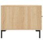 vidaXL Mesas de centro 2 uds madera ingeniería roble Sonoma 50x50x40cm vidaXL Mesas de centro 2 uds madera ingeniería roble Sonoma 50x50x40cm