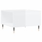 vidaXL Mesa de centro madera contrachapada blanco brillo 55x55x36,5 cm vidaXL Mesa de centro madera contrachapada blanco brillo 55x55x36,5 cm