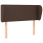 vidaXL Cabecero de cuero sintético marrón 93x23x78/88 cm vidaXL Cabecero de cuero sintético marrón 93x23x78/88 cm