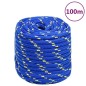 vidaXL Cuerda de barco polipropileno azul 18 mm 100 m vidaXL Cuerda de barco polipropileno azul 18 mm 100 m