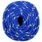 vidaXL Cuerda de barco polipropileno azul 18 mm 100 m vidaXL Cuerda de barco polipropileno azul 18 mm 100 m