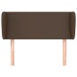 vidaXL Cabecero de cuero sintético marrón 93x23x78/88 cm vidaXL Cabecero de cuero sintético marrón 93x23x78/88 cm