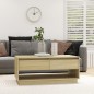 vidaXL Mesa de centro madera contrachapada roble Sonoma 102,5x55x44 cm vidaXL Mesa de centro madera contrachapada roble Sonoma 102,5x55x44 cm