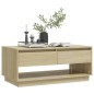 vidaXL Mesa de centro madera contrachapada roble Sonoma 102,5x55x44 cm vidaXL Mesa de centro madera contrachapada roble Sonoma 102,5x55x44 cm