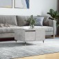 vidaXL Mesa de centro madera contrachapada gris hormigón 55x55x36,5 cm vidaXL Mesa de centro madera contrachapada gris hormigón 55x55x36,5 cm