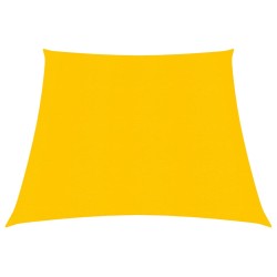 vidaXL Toldo de vela HDPE amarillo 160 g/m² 3/4x3 m