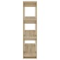 vidaXL Estantería/divisor espacios color roble Sonoma 100x30x123,5 cm vidaXL Estantería/divisor espacios color roble Sonoma 100x30x123,5 cm