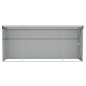 vidaXL Cobertizo de jardín de pared acero galvanizado 118x382x178 cm vidaXL Cobertizo de jardín de pared acero galvanizado 118x382x178 cm