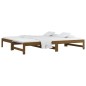 vidaXL Sofá cama extraíble madera maciza pino marrón miel 2x(90x190)cm vidaXL Sofá cama extraíble madera maciza pino marrón miel 2x(90x190)cm