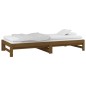 vidaXL Sofá cama extraíble madera maciza pino marrón miel 2x(90x190)cm vidaXL Sofá cama extraíble madera maciza pino marrón miel 2x(90x190)cm