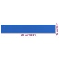 vidaXL Toldo para balcón HDPE azul 75x500 cm vidaXL Toldo para balcón HDPE azul 75x500 cm