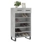 vidaXL Zapatero madera de ingeniería gris hormigón 60x35x105 cm vidaXL Zapatero madera de ingeniería gris hormigón 60x35x105 cm