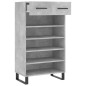vidaXL Zapatero madera de ingeniería gris hormigón 60x35x105 cm vidaXL Zapatero madera de ingeniería gris hormigón 60x35x105 cm