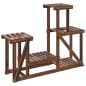 vidaXL Soporte para flores madera maciza de abeto 90x25x73,5 cm vidaXL Soporte para flores madera maciza de abeto 90x25x73,5 cm