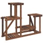 vidaXL Soporte para flores madera maciza de abeto 90x25x73,5 cm vidaXL Soporte para flores madera maciza de abeto 90x25x73,5 cm