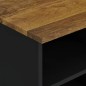 vidaXL Mueble de TV madera mango y madera contrachapada 100x33x46 cm