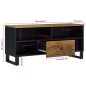vidaXL Mueble de TV madera mango y madera contrachapada 100x33x46 cm
