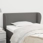 vidaXL Cabecero de tela gris oscuro 83x23x78/88 cm